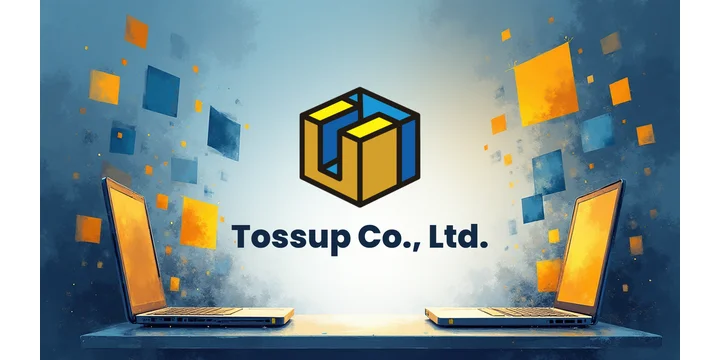 株式会社トスアップの公式サイト掲載画像